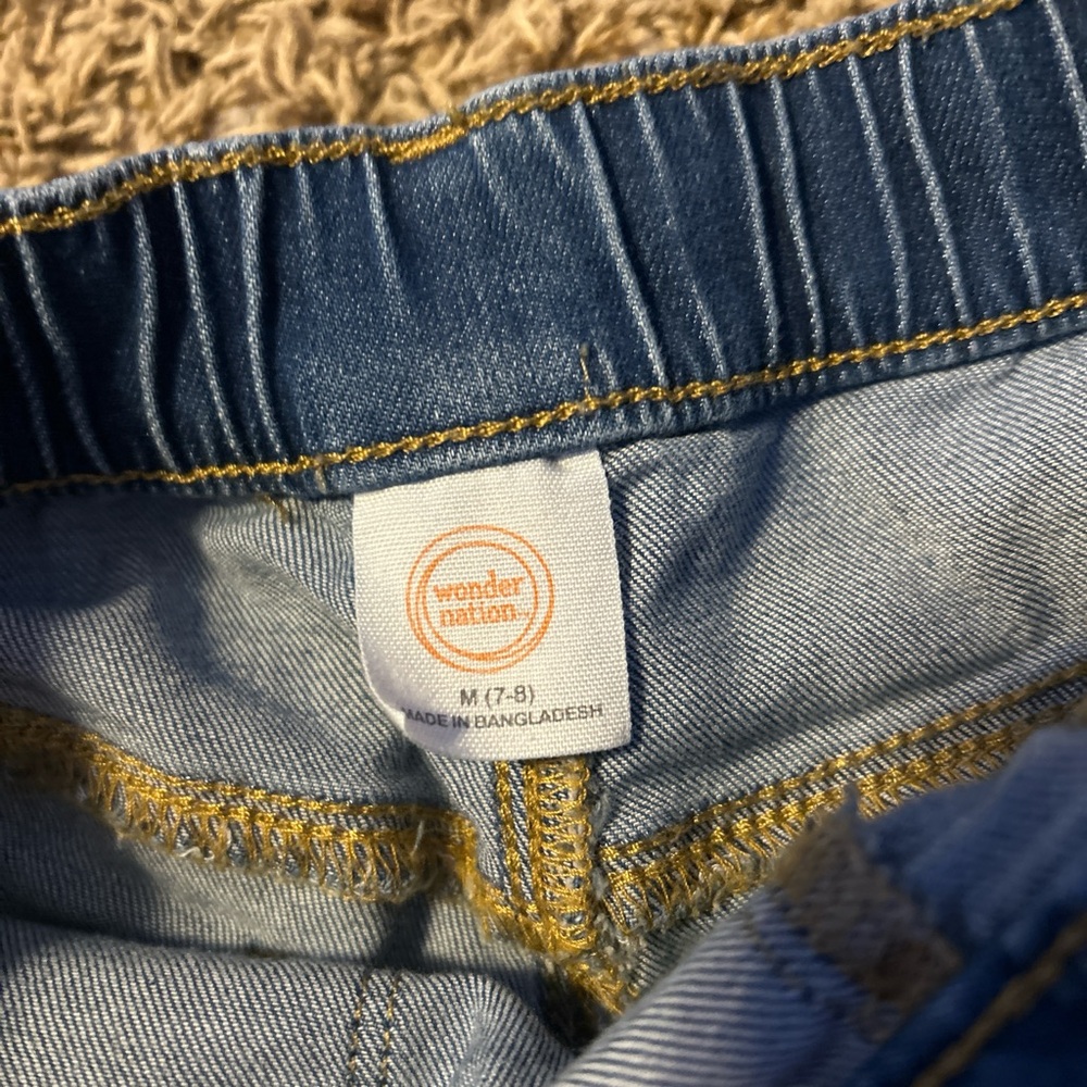 Wonder Nation Blue Elastic Waist Pants
